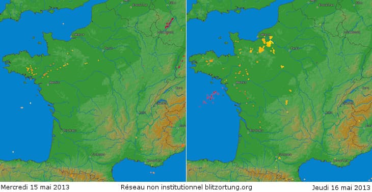 Image d'illustration pour Quelques orages en France avec tuba et trombe