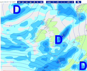 Image d'illustration pour Coups de vent, pluie et douceur début 2014