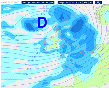 Image d'illustration pour Coups de vent, pluie et douceur début 2014