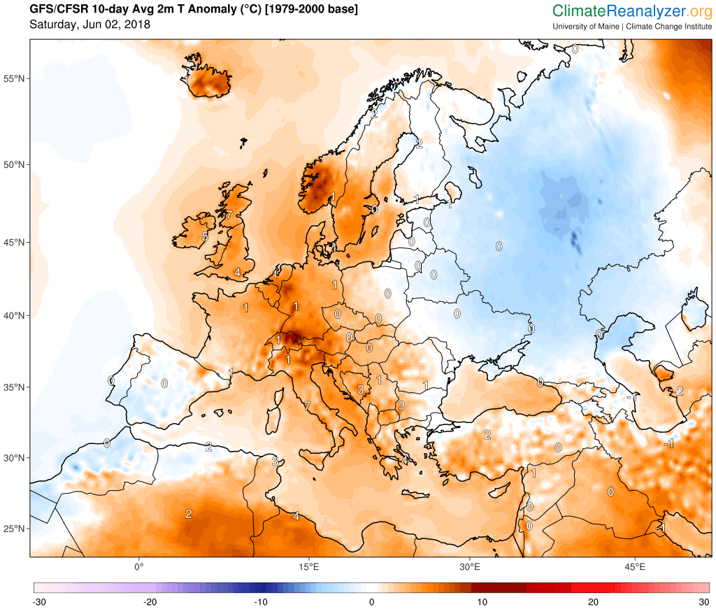 Image d'illustration pour Chaleur : mois de mai historique en Scandinavie 