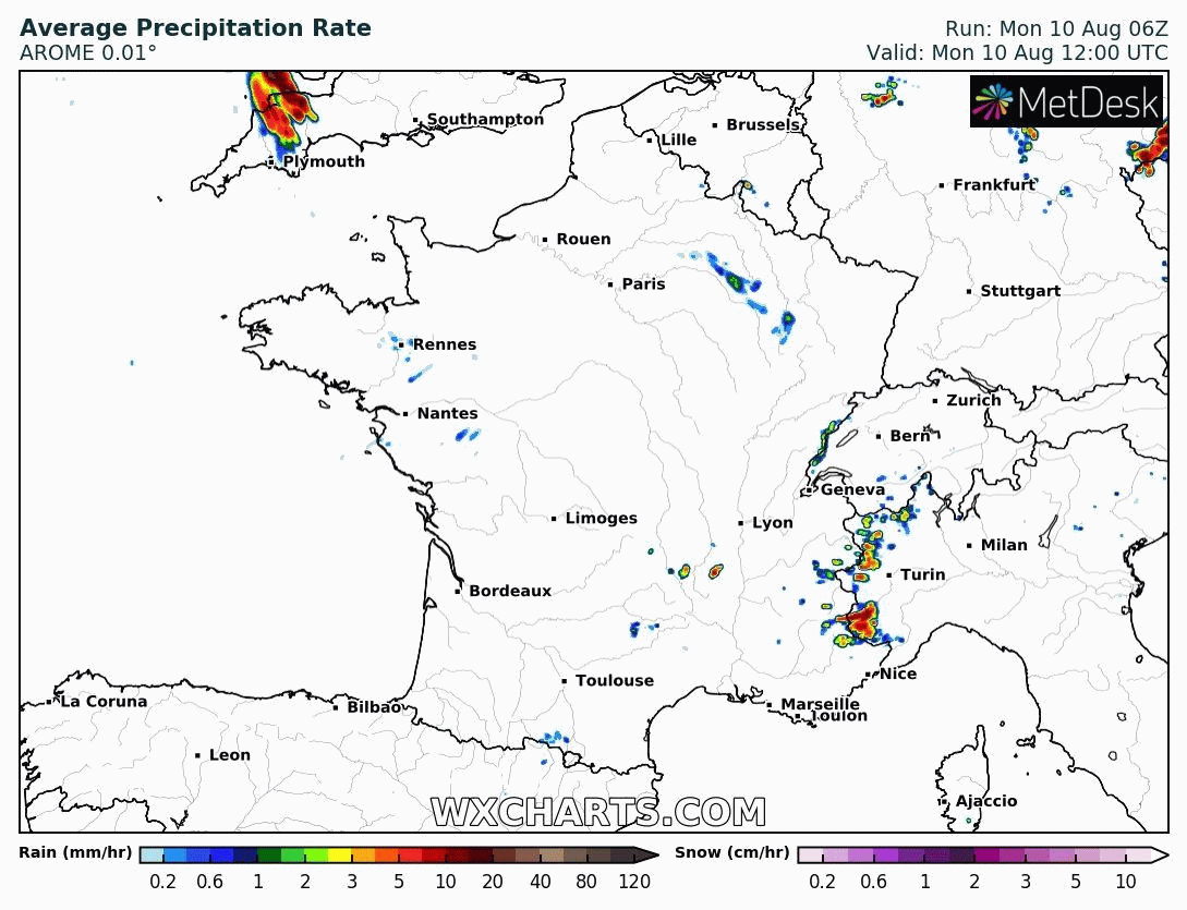 Image d'illustration pour Forts orages sur le pays dans les prochains jours