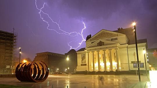 Image d'illustration pour Orages, vent, vagues et possible tornade sur le Nord de la France