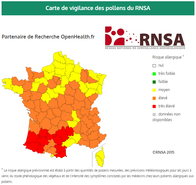 Image d'illustration pour Les pollens de graminées se diffusent pendant l'Ascension