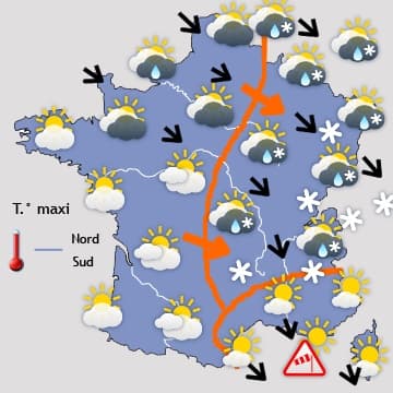 Retour de la pluie et du vent jusqu'en fin de semaine 