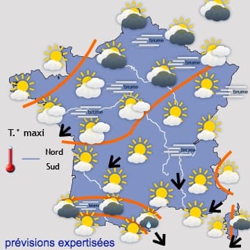 Parenthèse calme et sèche jusqu'à vendredi ou samedi 
