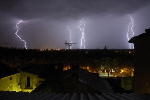 orage à Donzère