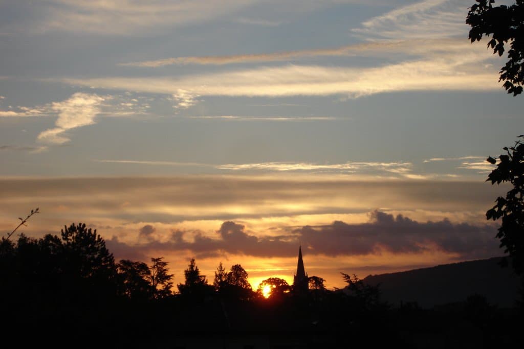 Lever de soleil à Chazay d'Azergues
