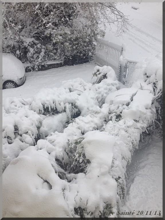 30 cm de neige !