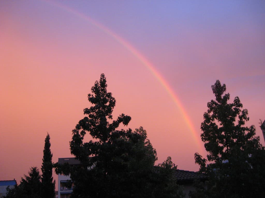 Arc en ciel vendredi soir