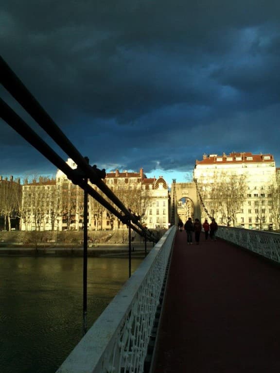 Ciel d'orage sur le Rhône...