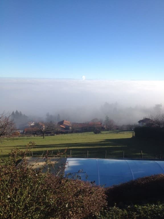 Mer de nuages sur la plaine Lyonnaise