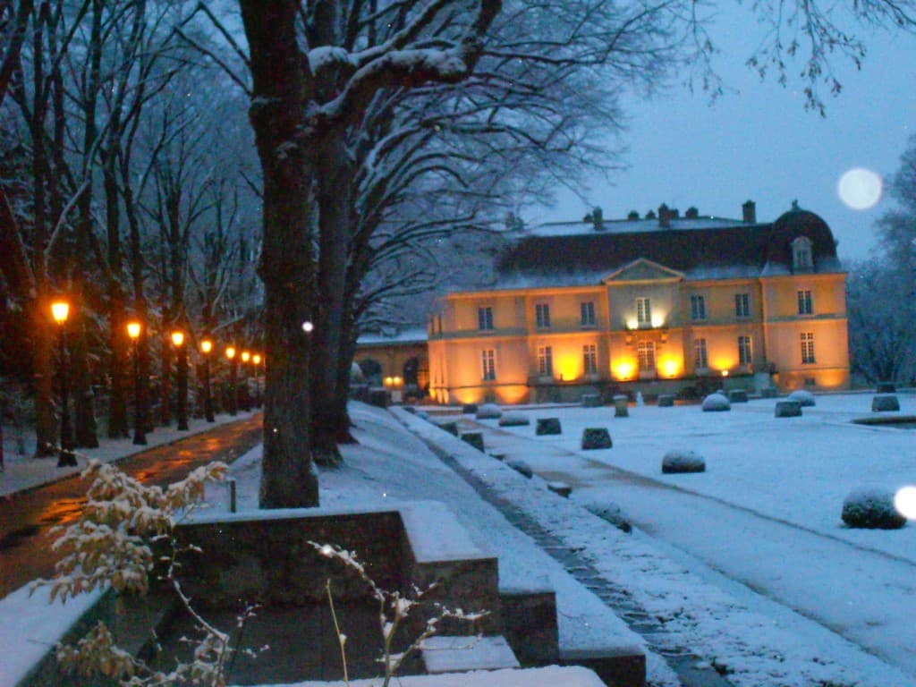 Neige lumières au Parc Lacroix-Laval