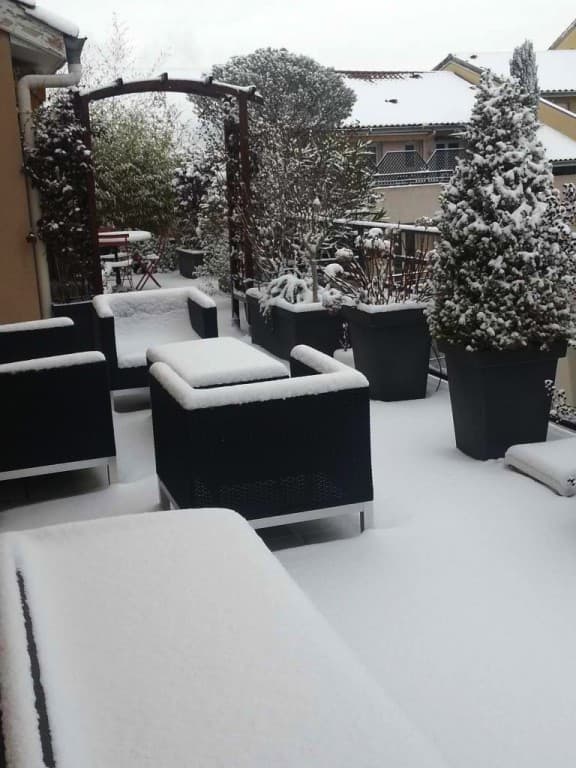 réveil sous la neige 