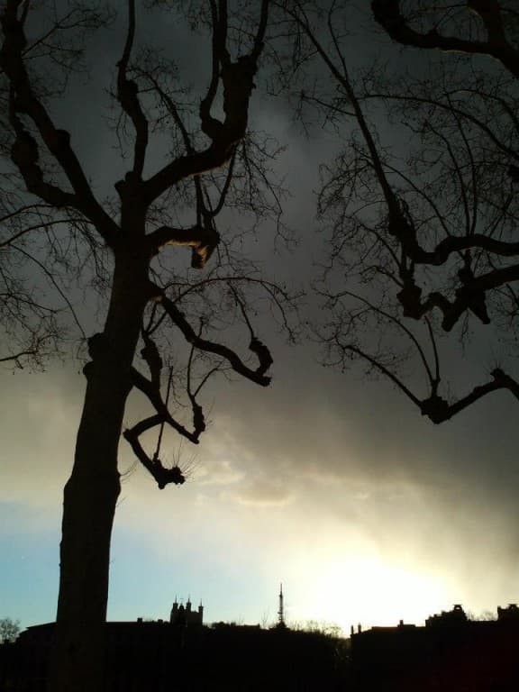soir d'orage sur le quai Sarrail...