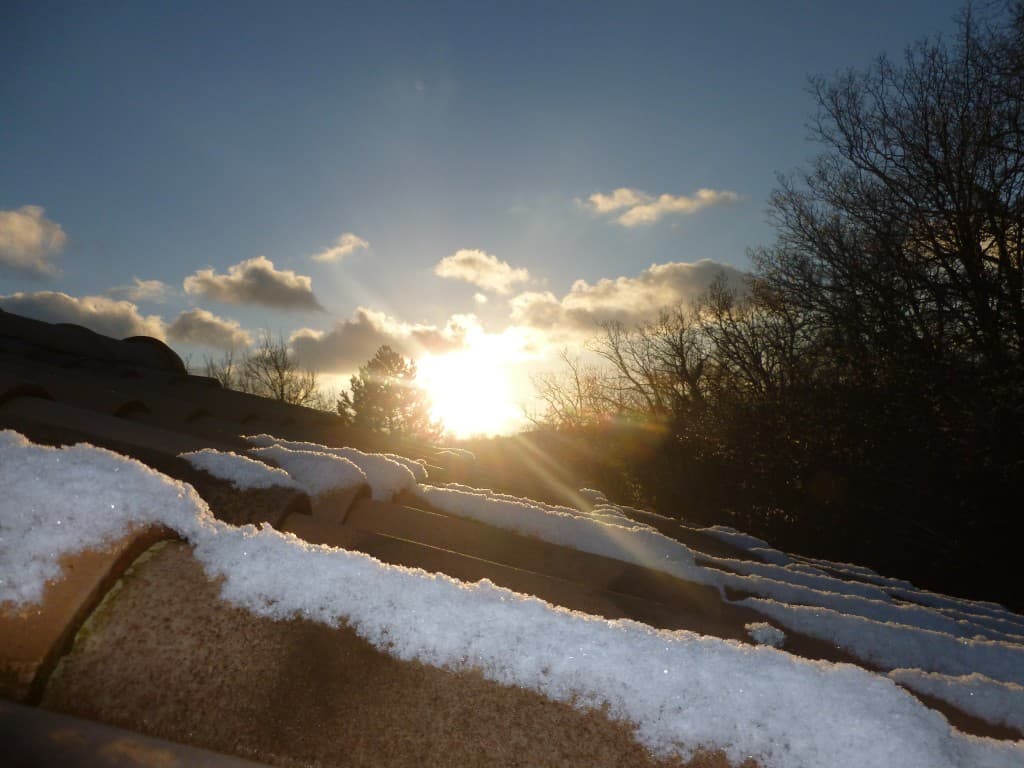 soleil neige