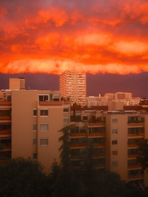 Ciel en feu