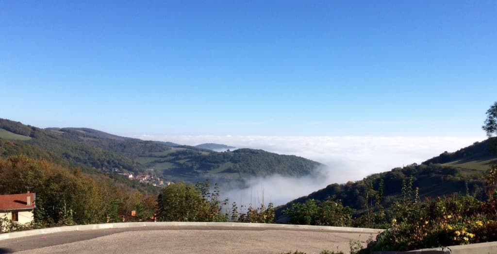 Mer de nuages sur Lyon