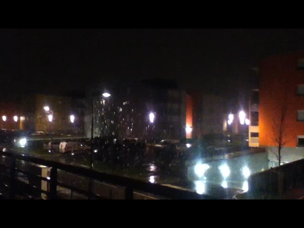 neige à Lyon