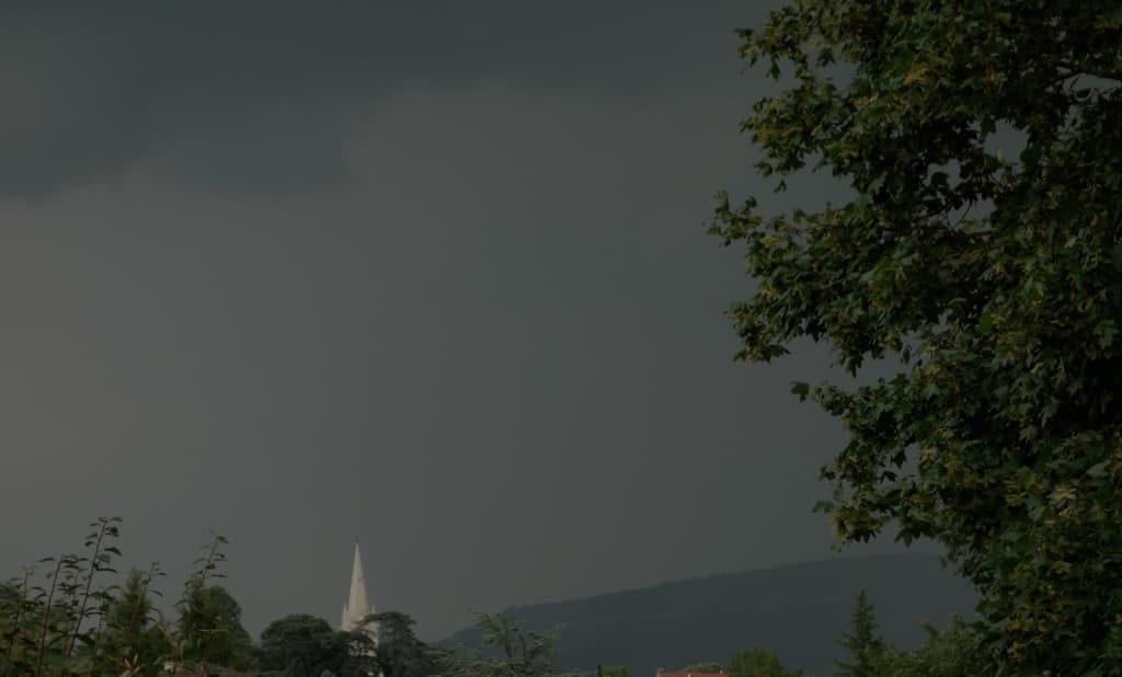 Orage du 4 août à 16H....nuit noire