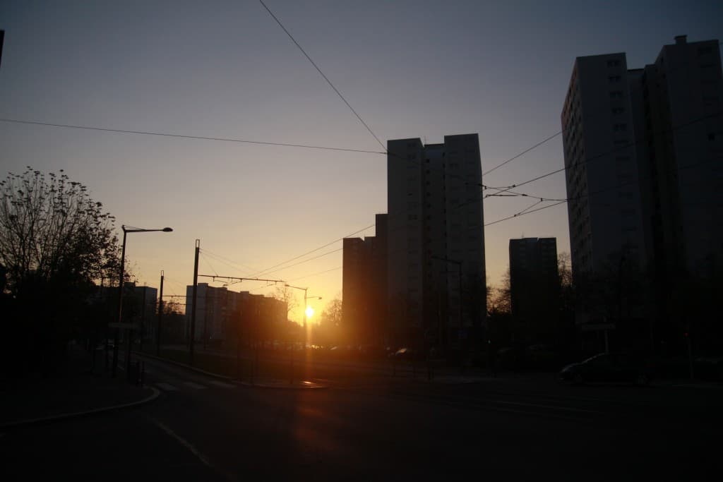Soleil levant sur Venissieux