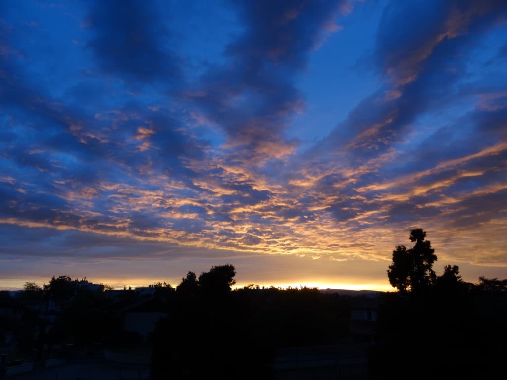 Coucher de soleil lyonnais