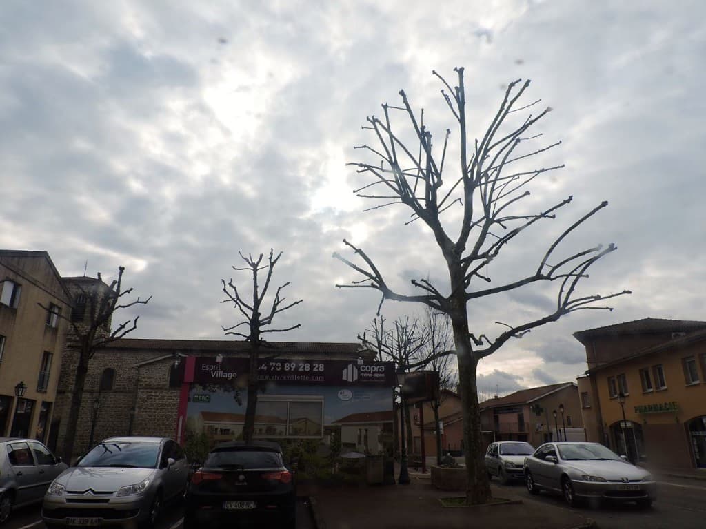 Le ciel vers 14h00