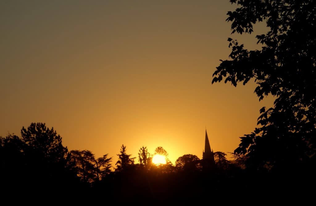 Lever de soleil À CHAZAY D'AZERGUES