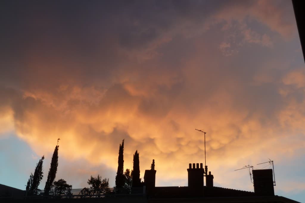 nuages d'or