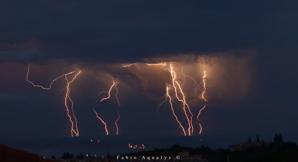 Orage en Isère