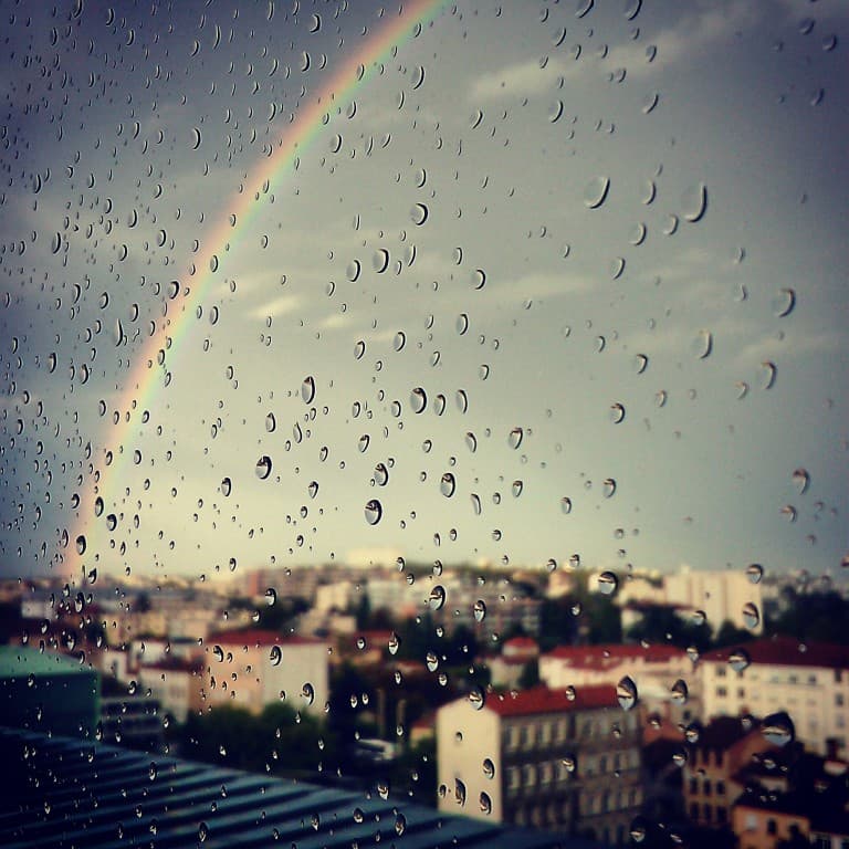 Arc-en-ciel d'automne