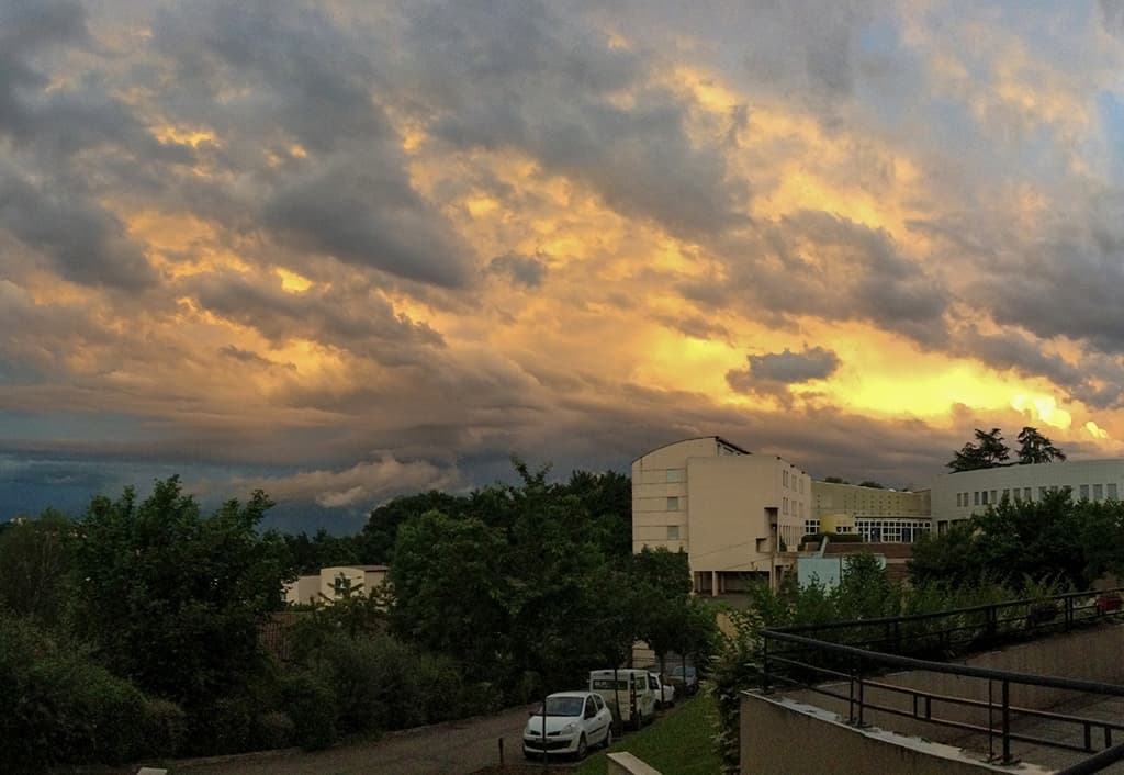 Orage sur l'Est lyonnais