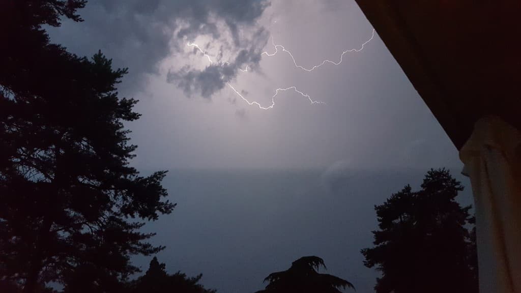 Orage sur Lyon Ouest