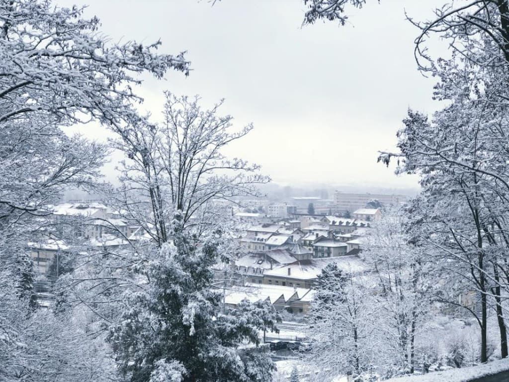 Bourgoin-Jallieu sous la neige