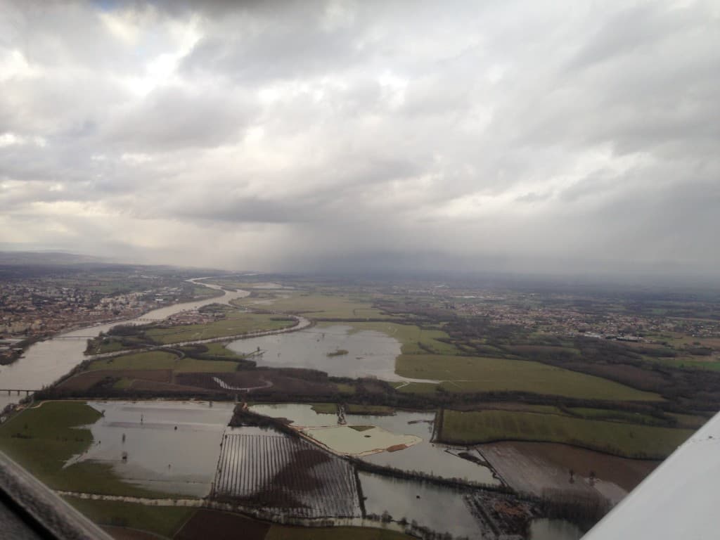 La Saône s'étale...