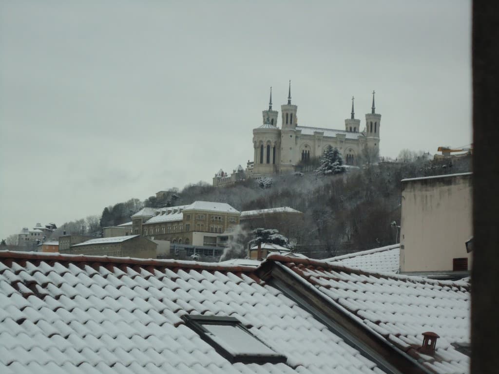 Neige sur Lyon