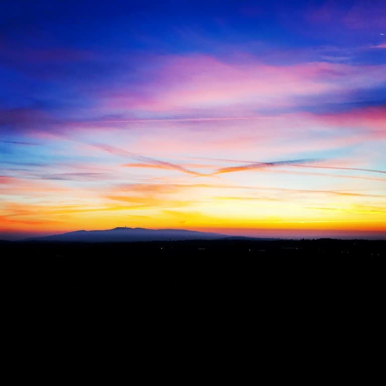 Premières lueurs du soleil