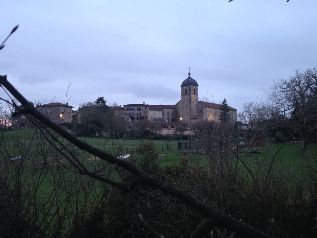 Pérouges au crépuscule...