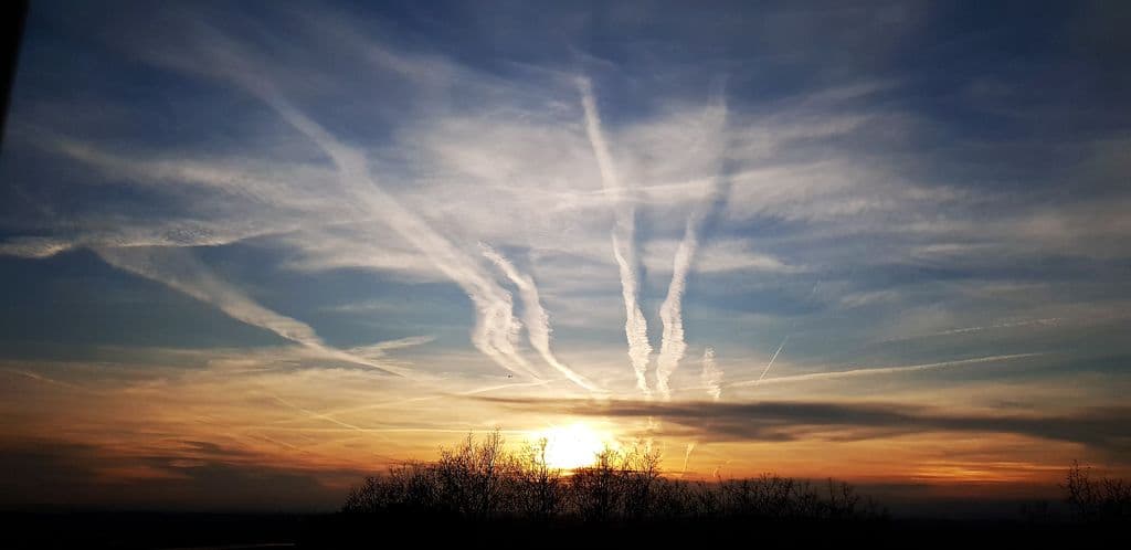 Crépuscule à Chassieu