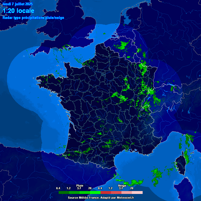 Image d'illustration pour Suivi des pluies en France