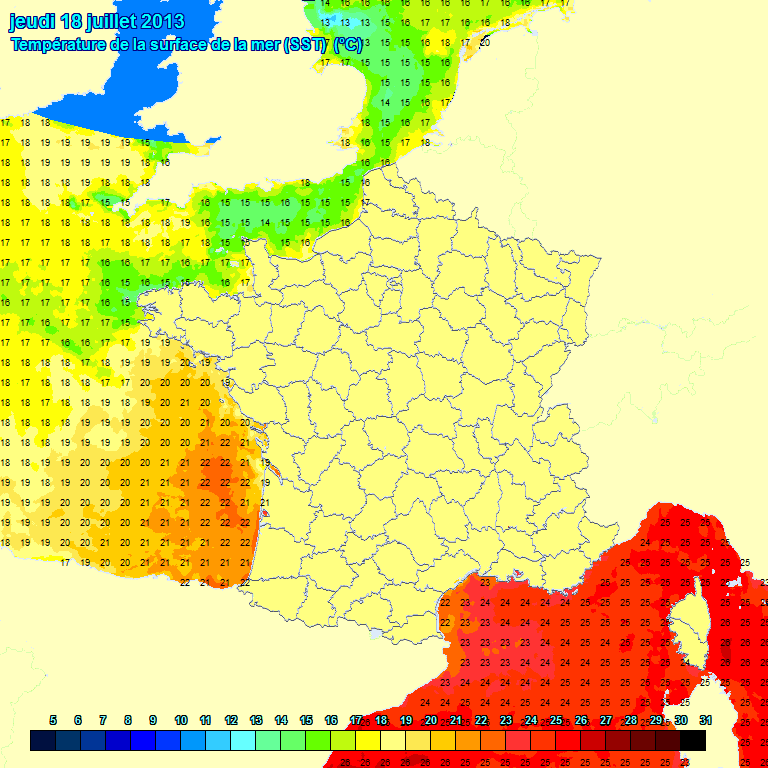 Image d'illustration pour Météo des plages (Manche - Atlantique - Méditerranée)