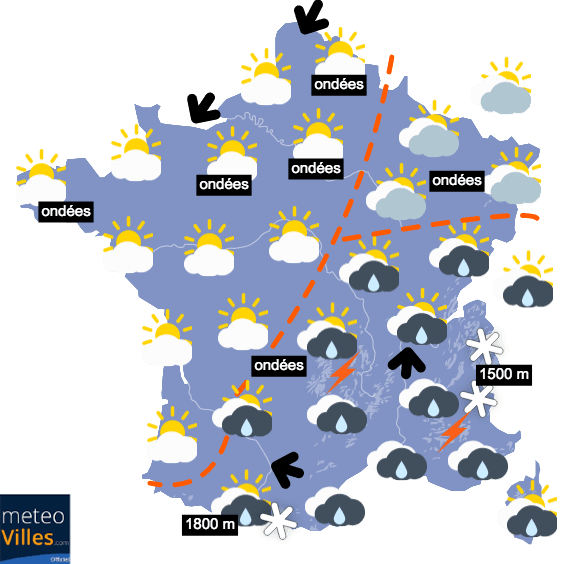 Fin de semaine ensoleillée - chaud dans le Sud-ouest