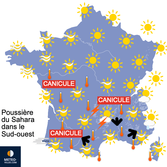 Dôme de chaleur intense jusqu'à mercredi ou jeudi