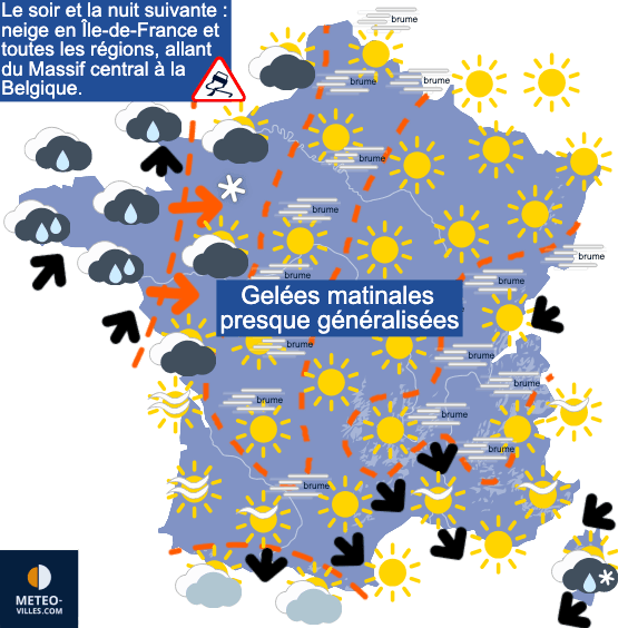Un peu de neige, puis un temps très agité !