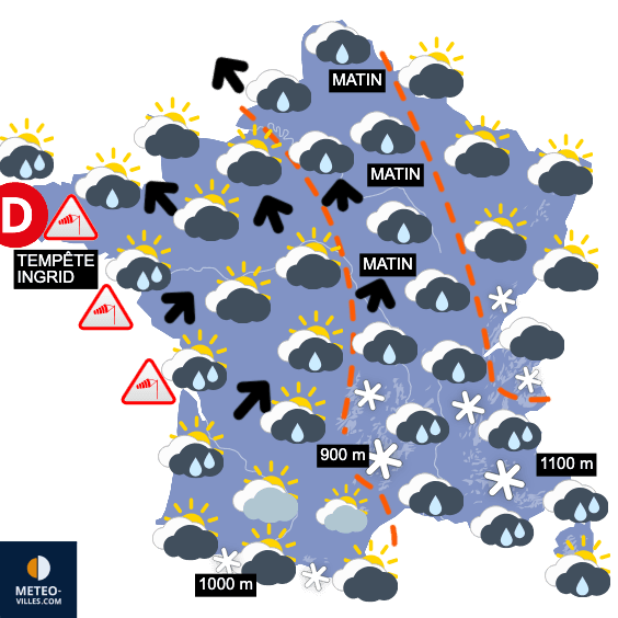 Risque d'inondations et de tempêtes !