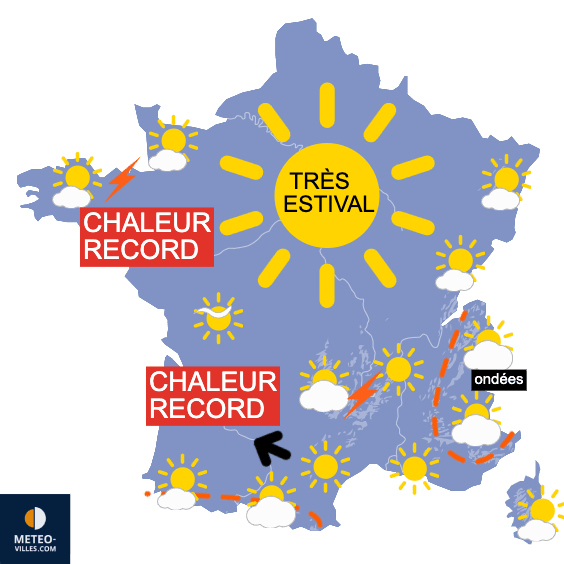 Chaleur devenant accablante avec récupération difficile
