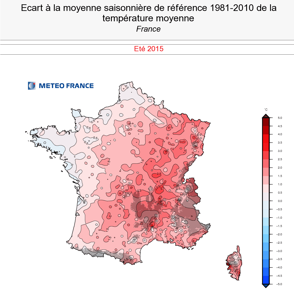 Image d'illustration pour Pré-bilan de l'été 2015 : souvent très chaud, sec et ensoleillé