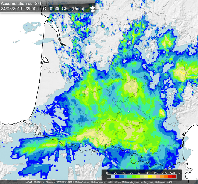Image d'illustration pour Fortes pluies et inondations au pied des Pyrénées