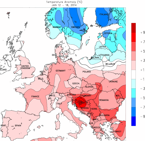 Image d'illustration pour Bilan météo hebdomadaire en France et en Europe