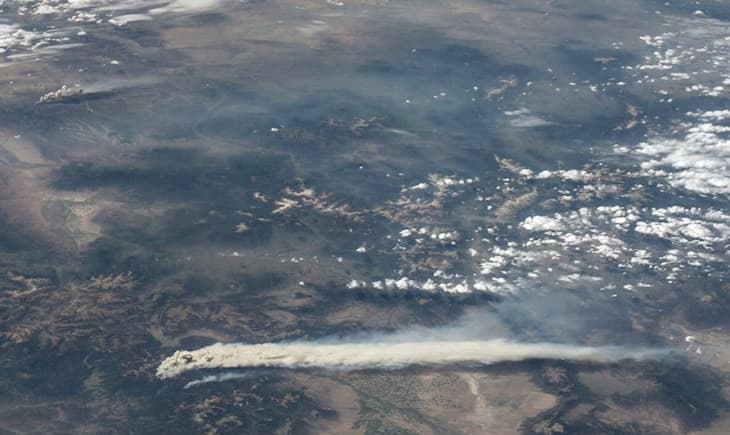 Image d'illustration pour Incendies au Colorado - Pyrocumulus - Satellite