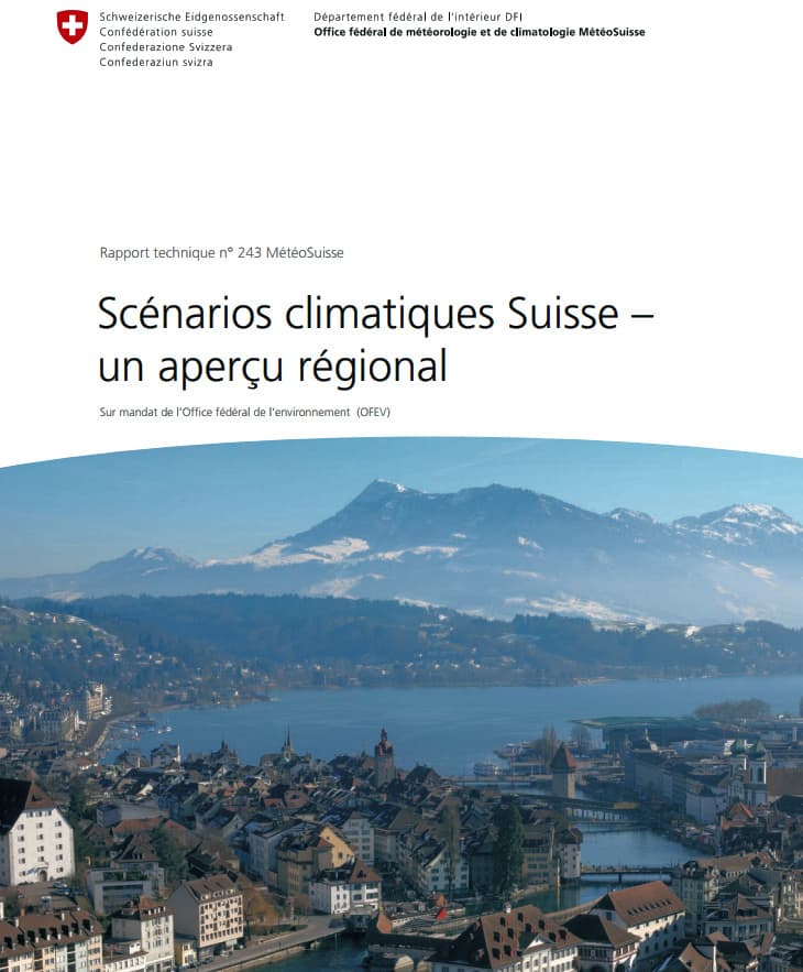 Image d'illustration pour Météo-Suisse : Aperçu des scénarios climatiques d'ici 2050